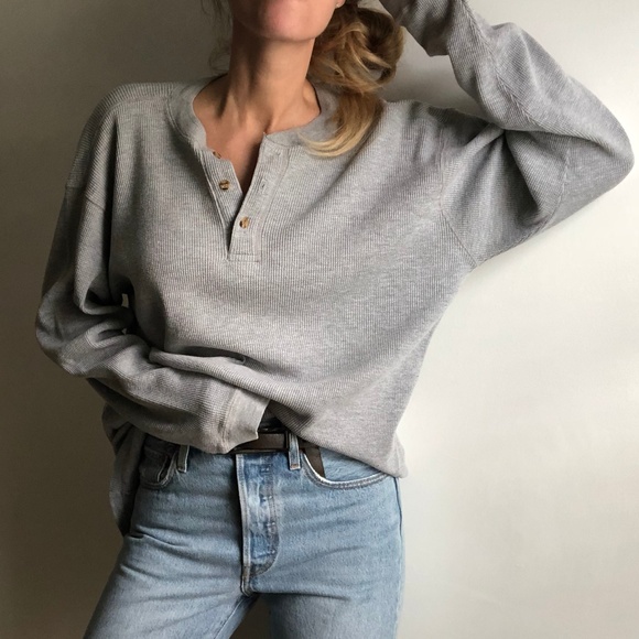 oversized henley shirt